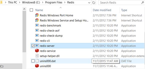 Redis server